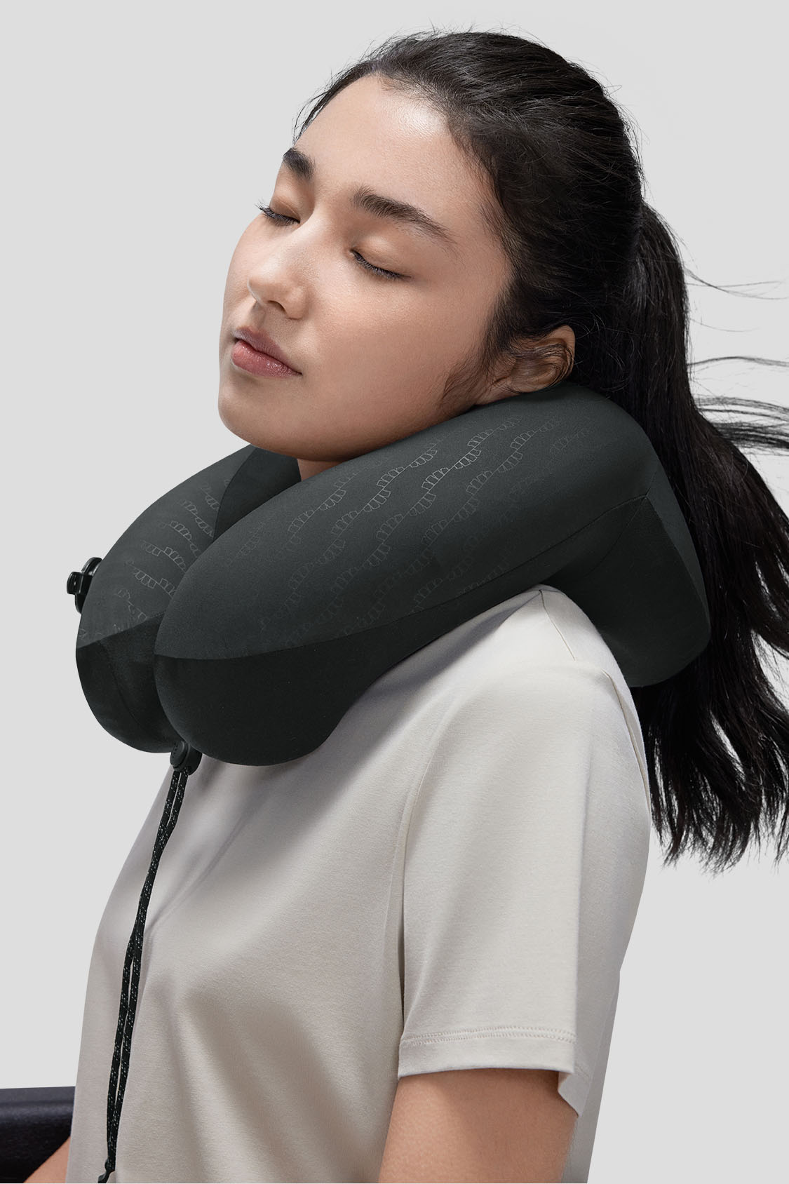 OnTheGo Full Support Travel Pillow - Comfortable Neck Support for Airplane, Car & Office - Perfect for Long Flights, Road Trips & Work Breaks