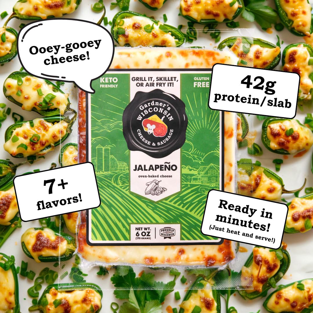 Premium Wisconsin Artisan Oven-Baked Cheese (7-Pack) – Handcrafted Cheese Gift Set for Grilling, BBQs, Holiday Gifting & Entertaining – Perfect for Cheese Boards, Charcuterie & Party Appetizers