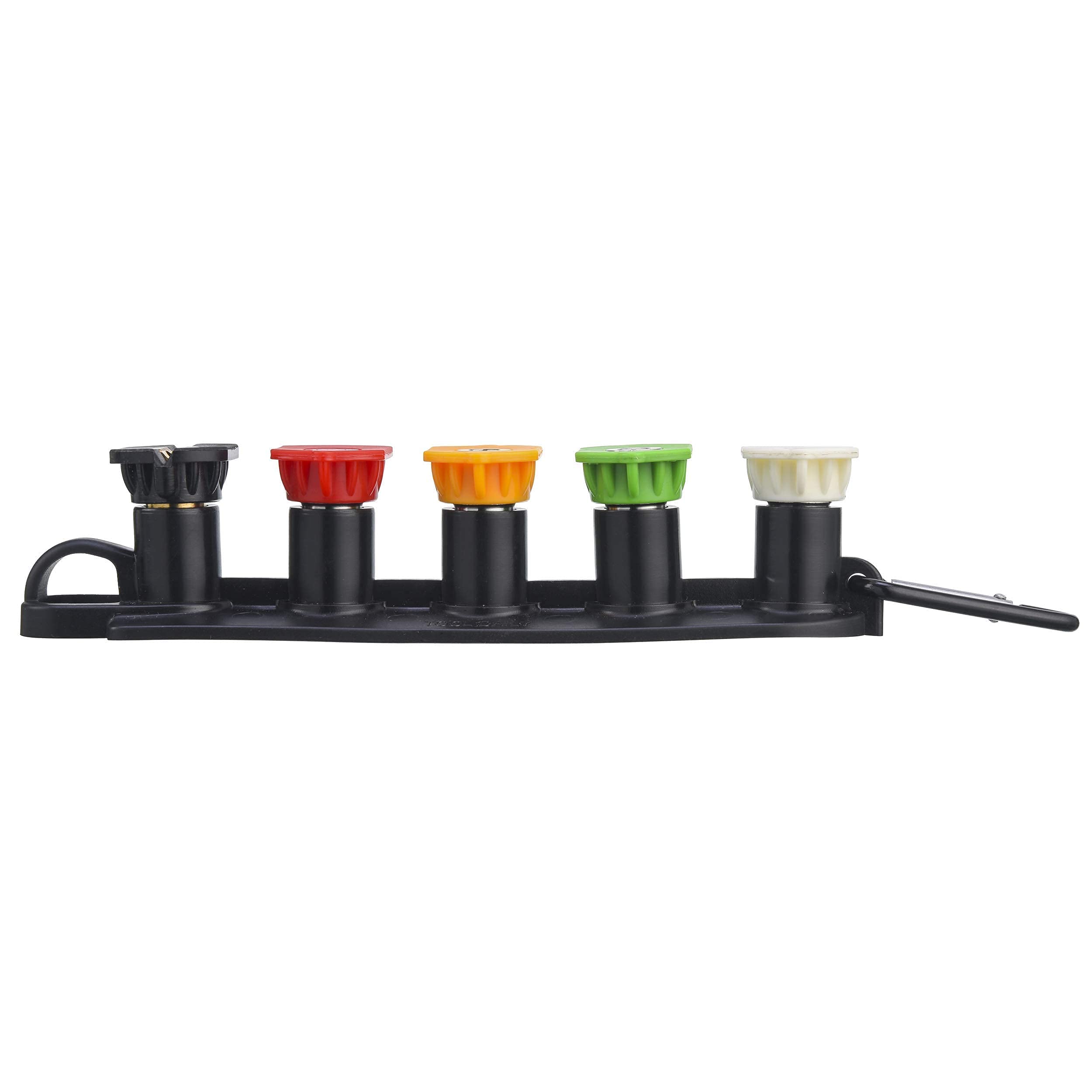 High Pressure Washer Nozzle Tips Set with Holder - 5 Spray Patterns for Car Washing, Deck Cleaning & Home Maintenance
