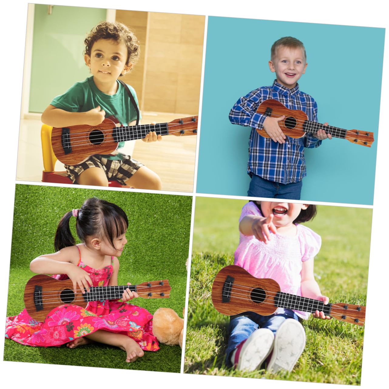 **TOYANDONA Kids Ukulele - 21 Inch Wooden Mini Guitar Toy for Toddlers & Children, Musical Instrument with Beginner-Friendly Strings - Perfect for Birthday Gifts, Music Lessons & Family Playtime**