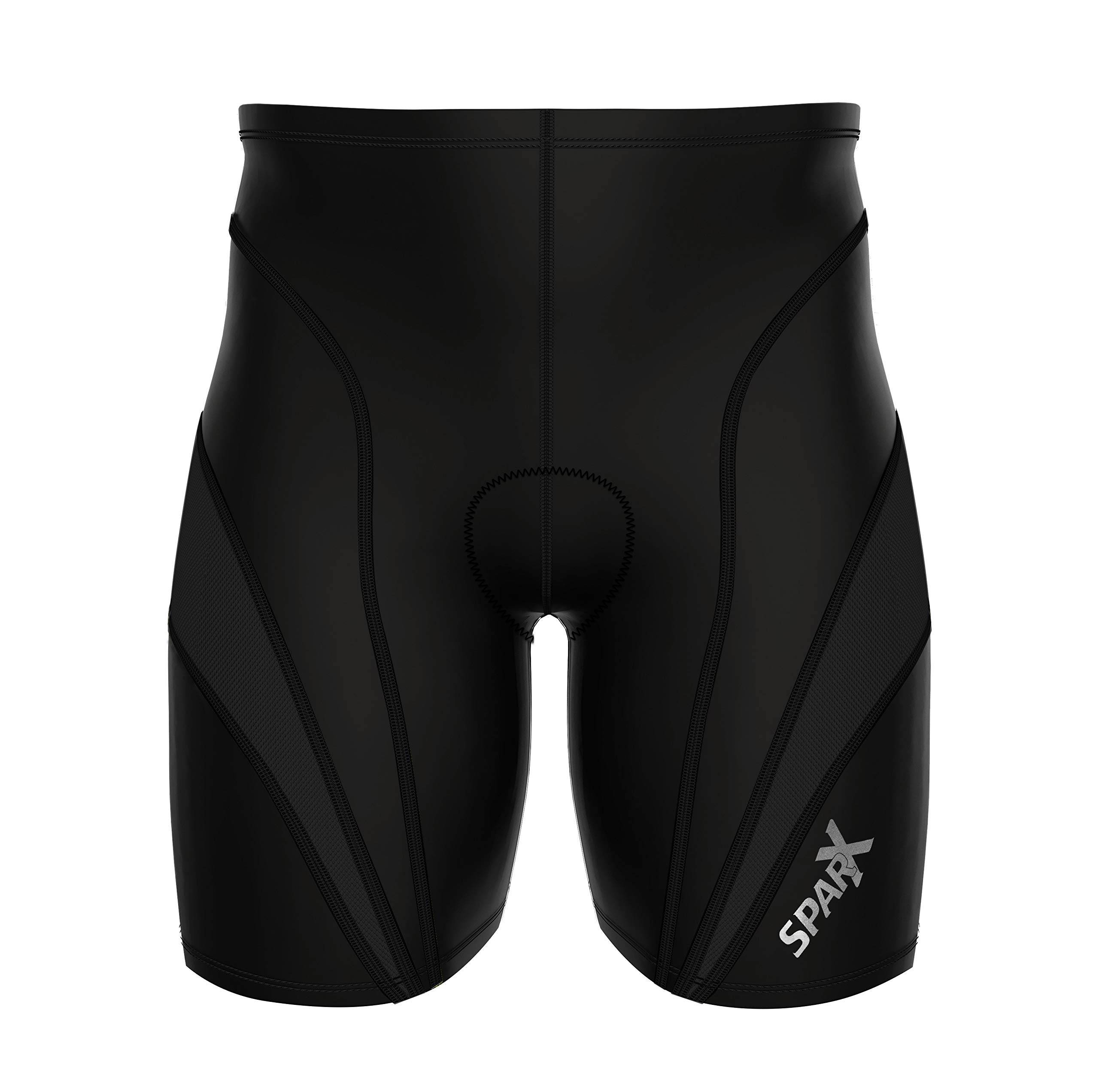**Sparx Men's Triathlon Shorts - Quick-Dry Swim Bike Run Shorts for Triathletes - Perfect for Training & Racing**