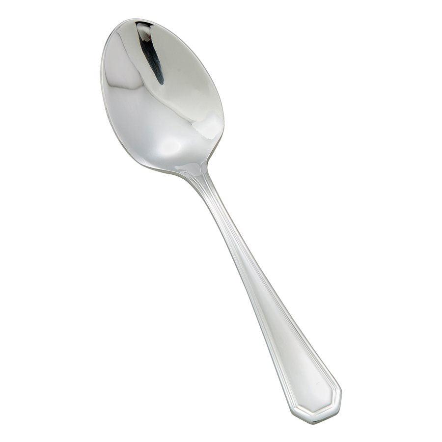 Winco Victoria Demitasse Spoon - 6-Inch Stainless Steel Espresso Spoon Set of 4 - Perfect for Coffee, Tea, Desserts & Afternoon Tea Parties