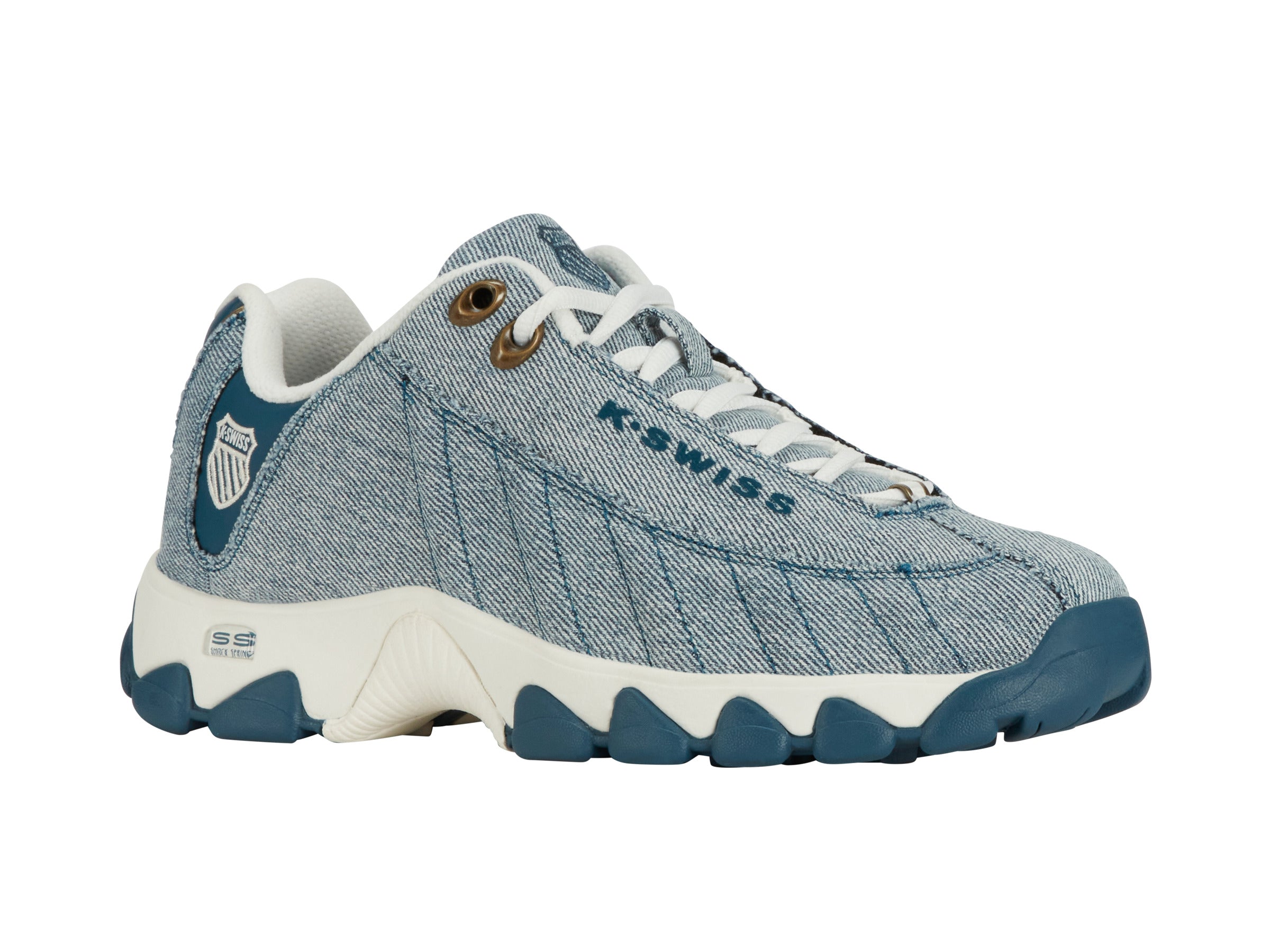ST329 CMF T Sneakers - 94310 123 M | Star White/Legion Blue/Denim Colorway | Running, Gym & Casual Wear Shoes