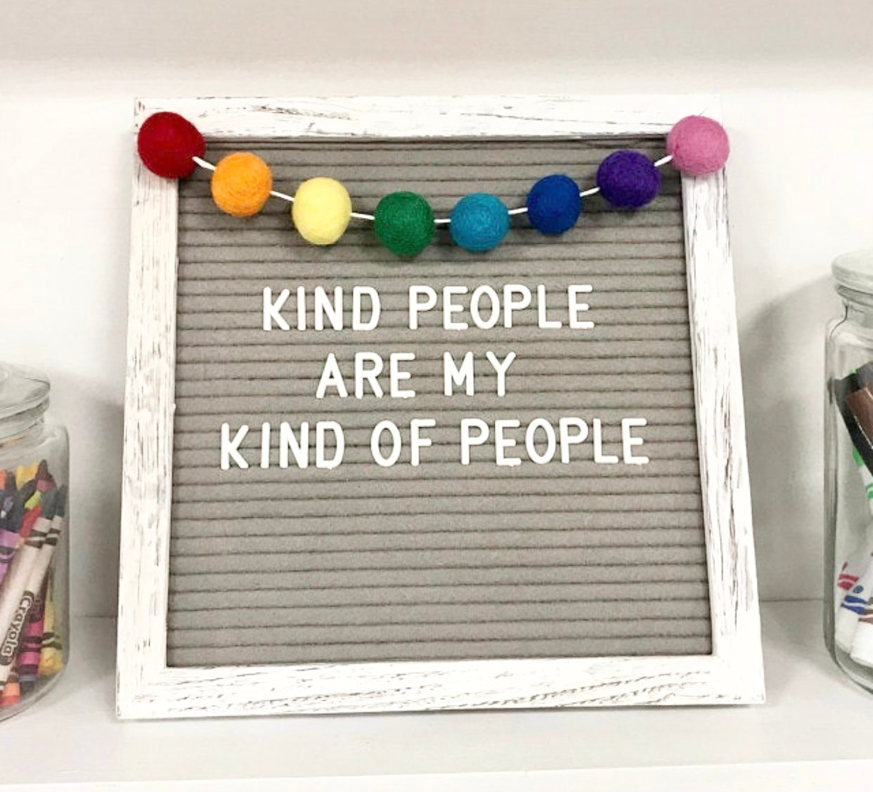 Custom Felt Ball Garland - Handmade Wool Felt Balls Decor for Nursery, Wedding, Party & Home Decorations - Perfect for Baby Showers, Christmas Tree & Wall Hangings