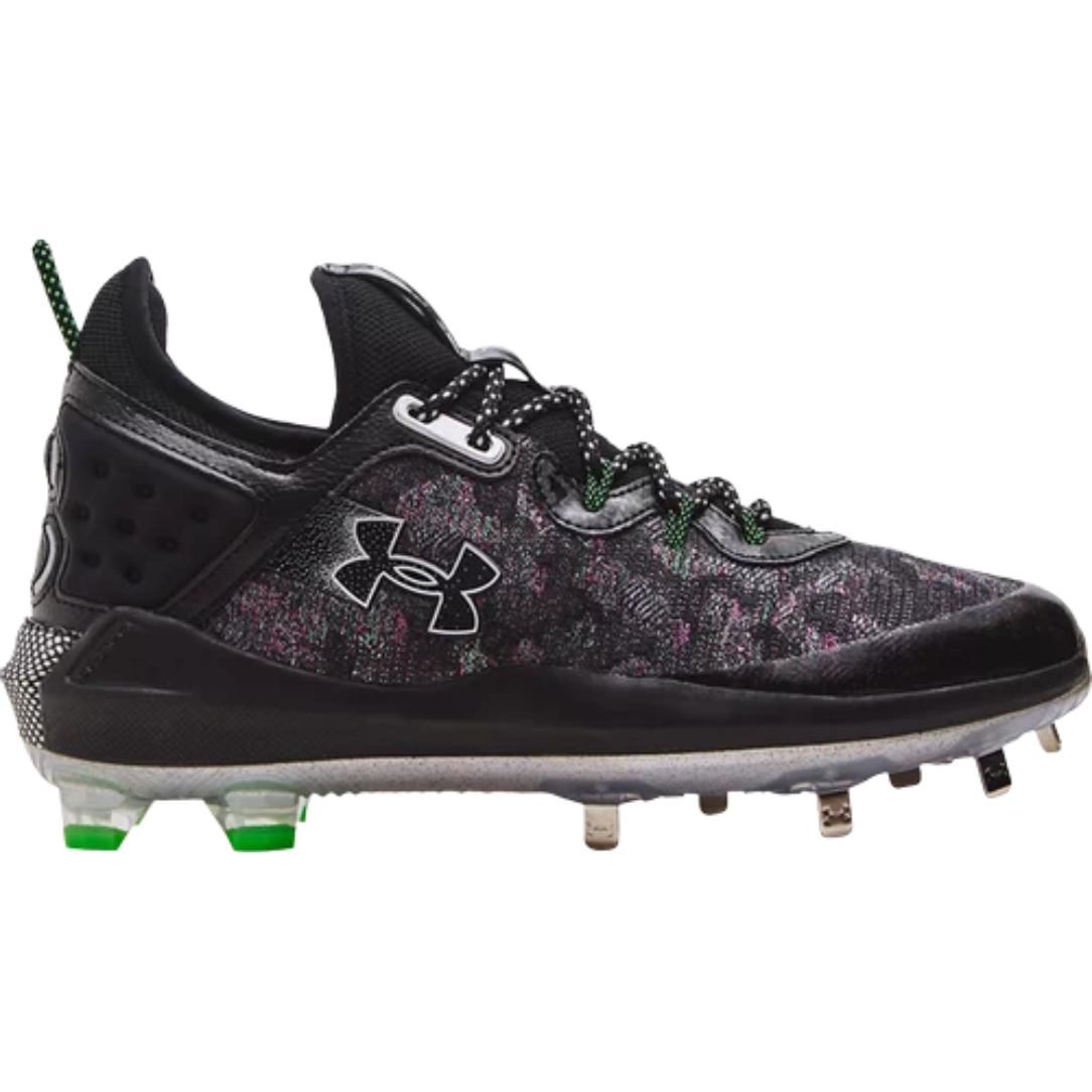 UnderArmour Men's UA Harper 8 Low ST Metal Baseball Cleats - Black (3026588-001) | Lightweight & Durable Baseball Shoes for Men | Perfect for Training, Games & Field Sports