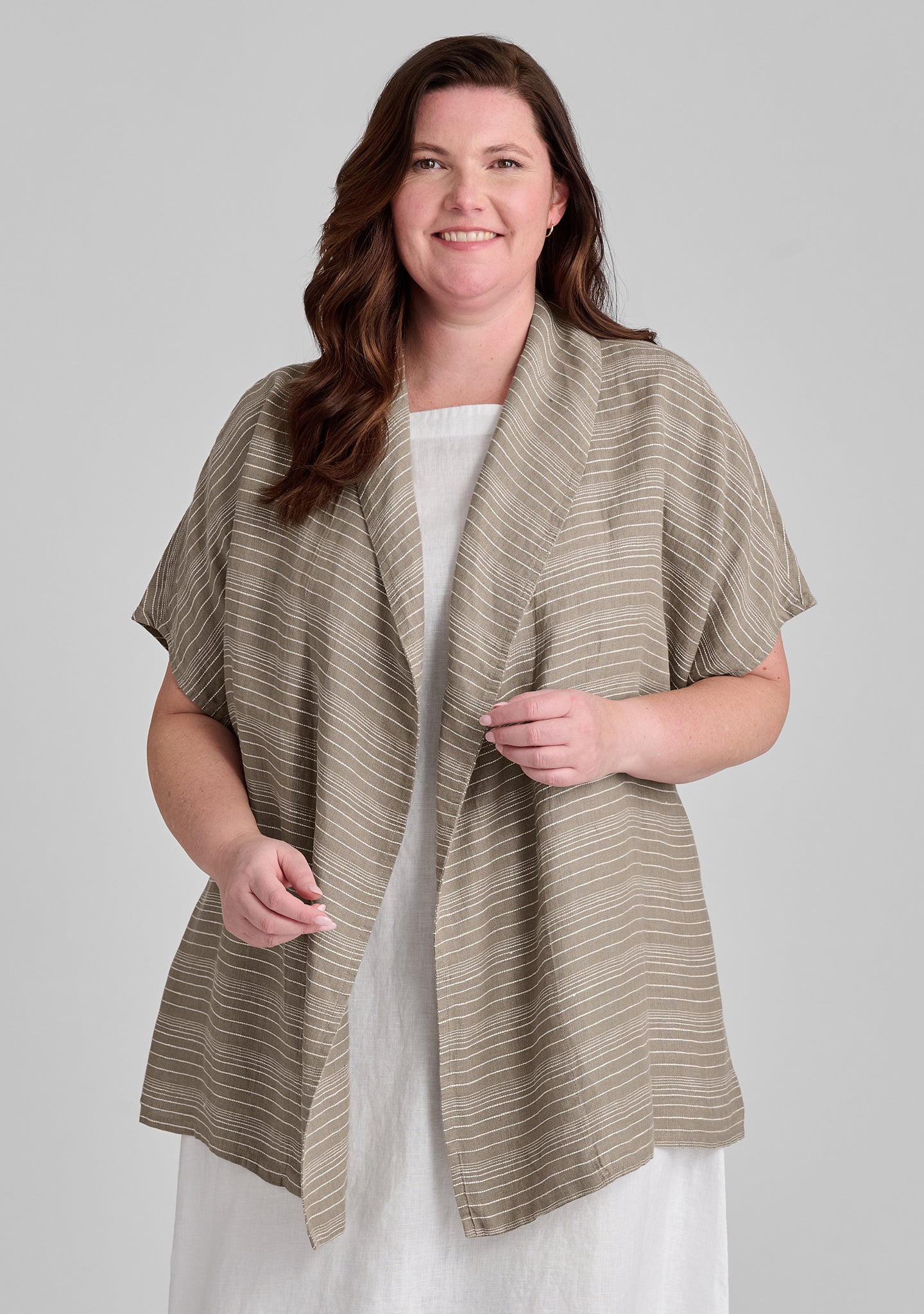 Stylish Linen Cardigan Wrap - Lightweight Summer Cover-Up for Women | Perfect for Beach, Office & Casual Outings