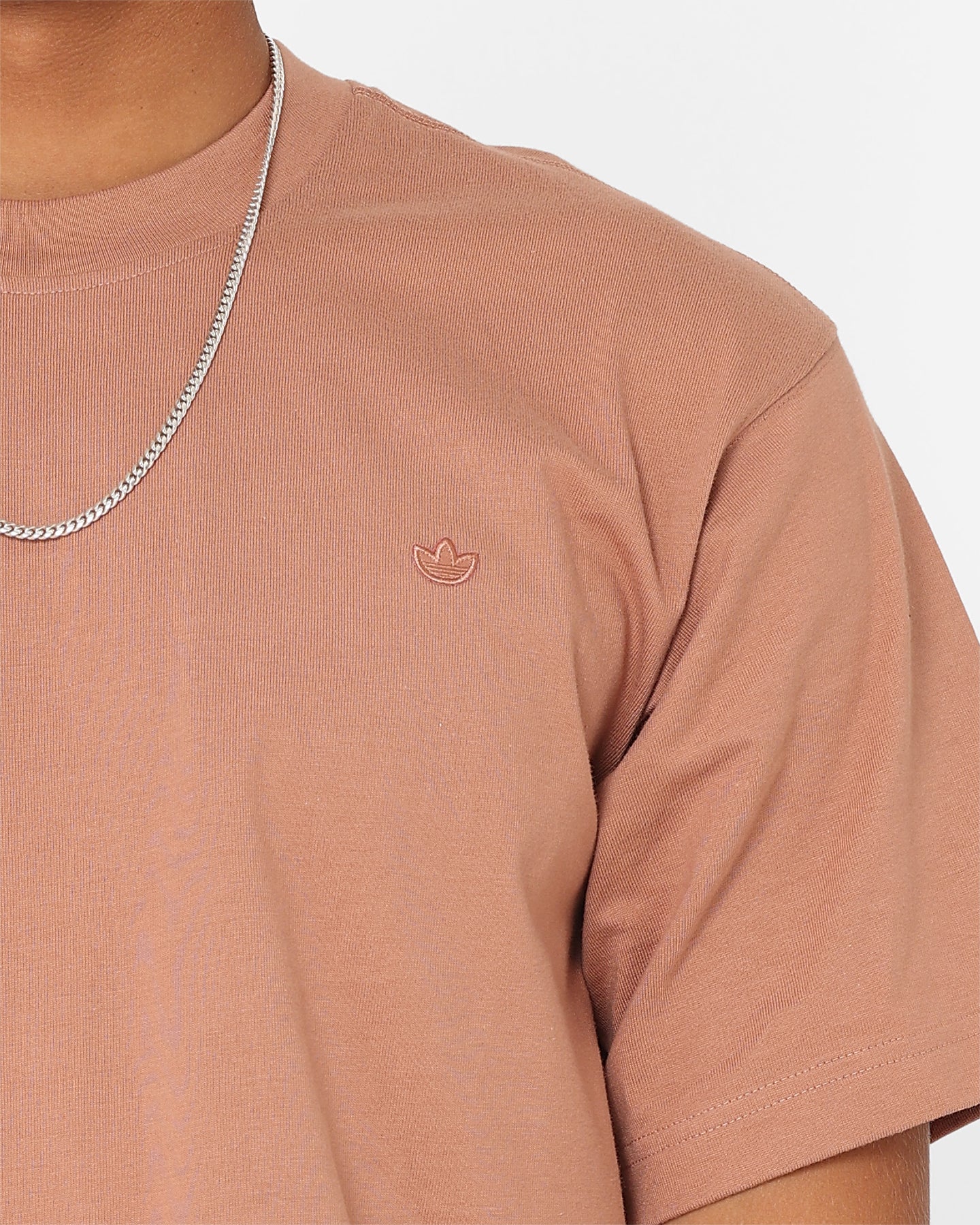 Adidas Adicolor Contempo T-Shirt for Men - Clay Strata Color Casual Tee for Streetwear & Everyday Outfits