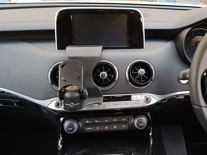 Kia Stinger (2018+) Car Phone Mount - Universal InDash Dashboard Holder for Smartphones - Perfect for GPS Navigation & Hands-Free Driving