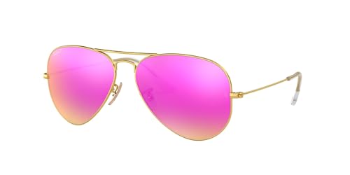 Matte Gold/Polarized Brown Mirror Fuchsia