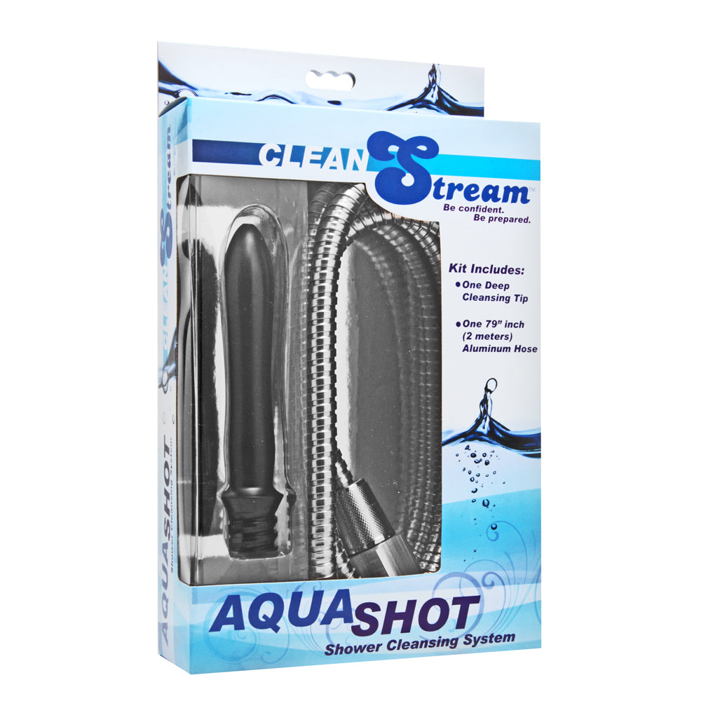 CleanStream Aqua Shot Shower Cleansing Anal Enema System - Portable Bidet for Personal Hygiene & Colon Cleansing - Perfect for Travel, Home Use & Post-Surgery Care