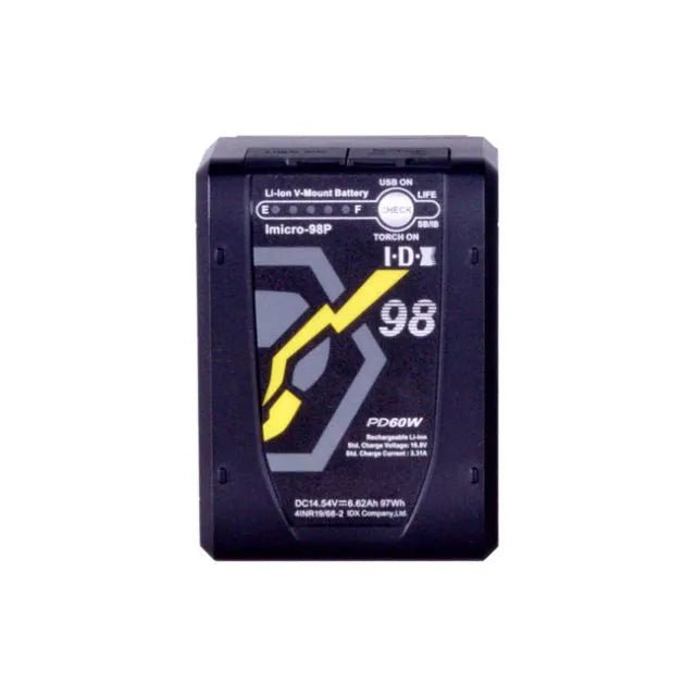 IDX Micro 97Wh V-Mount Lithium-Ion Battery for DSLR & Mirrorless Cameras - Professional Power Solution for Film Production, Photography & Video Recording
