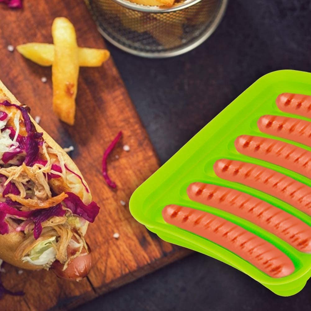 Yosoo 3-Piece Silicone Sausage Maker & Hot Dog Maker Set - Green | Kitchen Sausage Stuffer for Homemade Sausages, Hot Dogs & Meat Fillings | Perfect for BBQ, Camping & Home Cooking