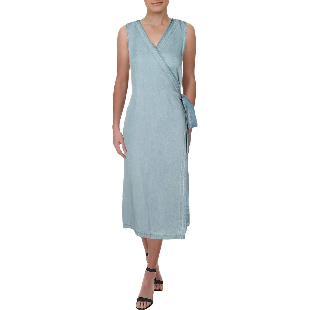 NYDJ Women's Wrap Dress with Release Hem - Perfect for Work & Events