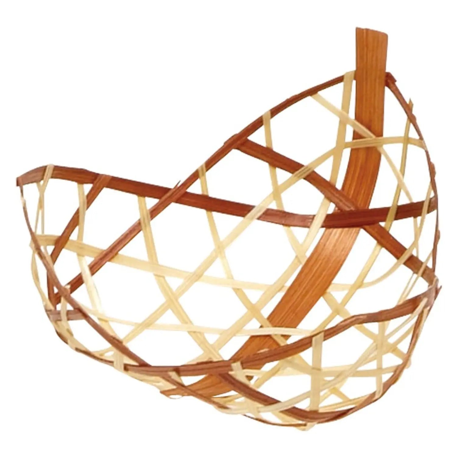 Manyo Bamboo Small Serving Basket - Natural Bamboo Appetizer Plate for Sushi, Fruits, and Snacks - Perfect for Parties, Picnics, and Home Dining