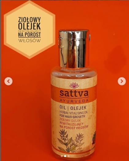 Sattva Ayurveda Brahmi Amla Hair Oil - 100ml | Natural Hair Growth & Scalp Care Treatment | Nourishing Oil for Stronger, Healthier Hair | Perfect for Daily Hair Care Routine & Ayurvedic Scalp Massage