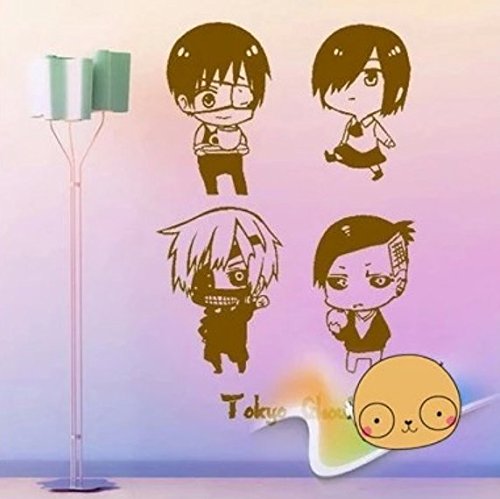 Tokyo Ghoul Anime Wall Stickers - Kids Room & Office Decor for Anime Fans