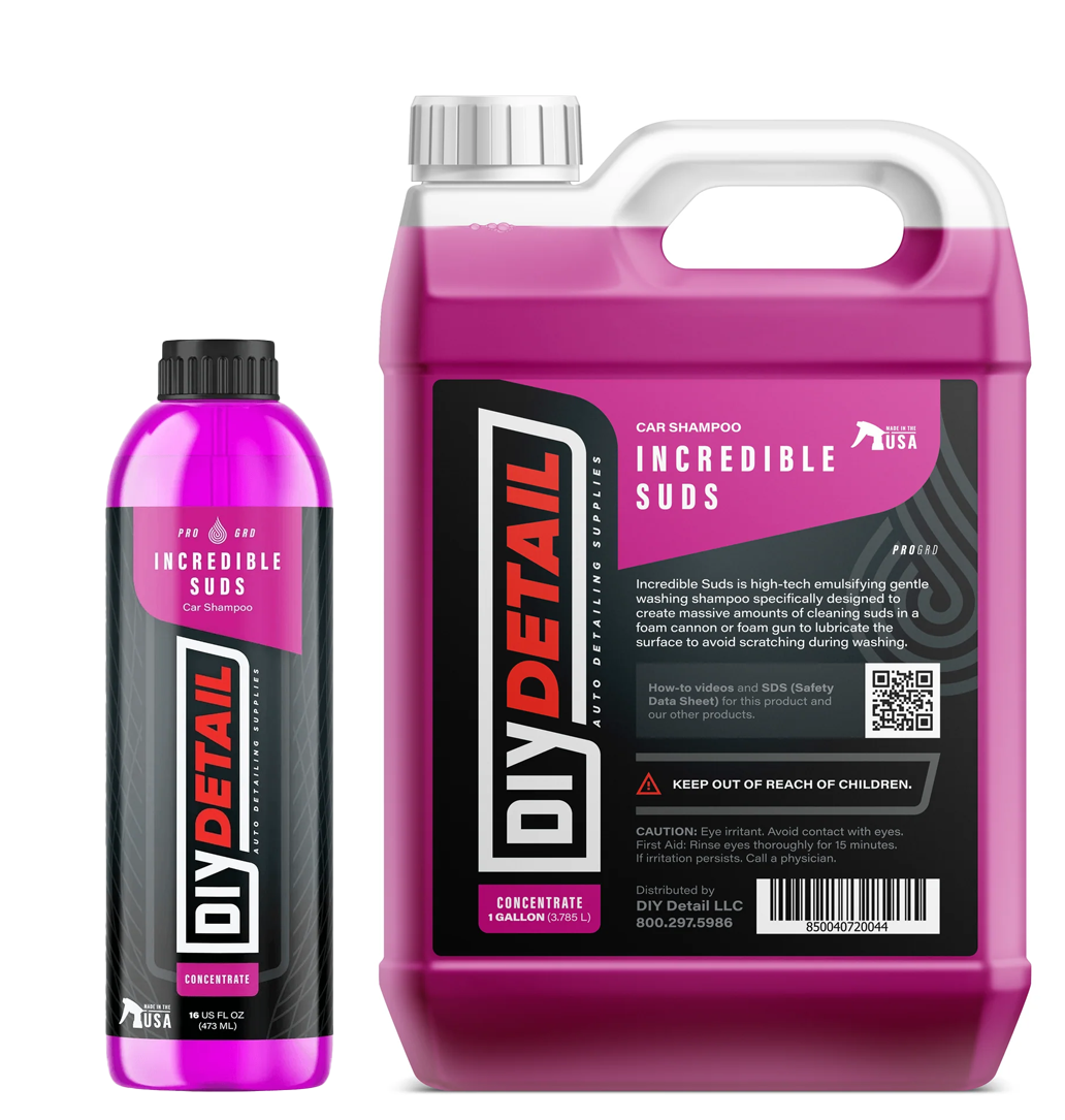 DIY Car Detailing Kit - Incredible Suds Car Wash Soap for a Spotless Shine | Perfect for Home, Garage & Professional Auto Detailing