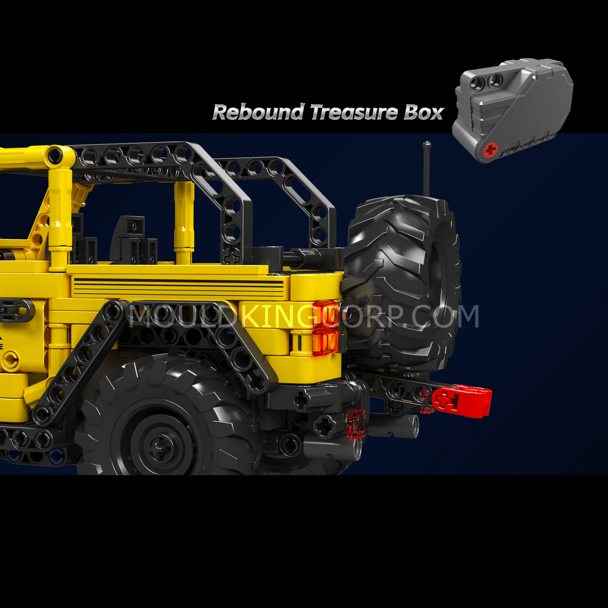 Mould King 15058 Wrangler Off-Road Car Model Building Set – 746 PCS DIY Construction Toy for Adults & Kids | Perfect for STEM Learning, Gift Giving & Collector Display
