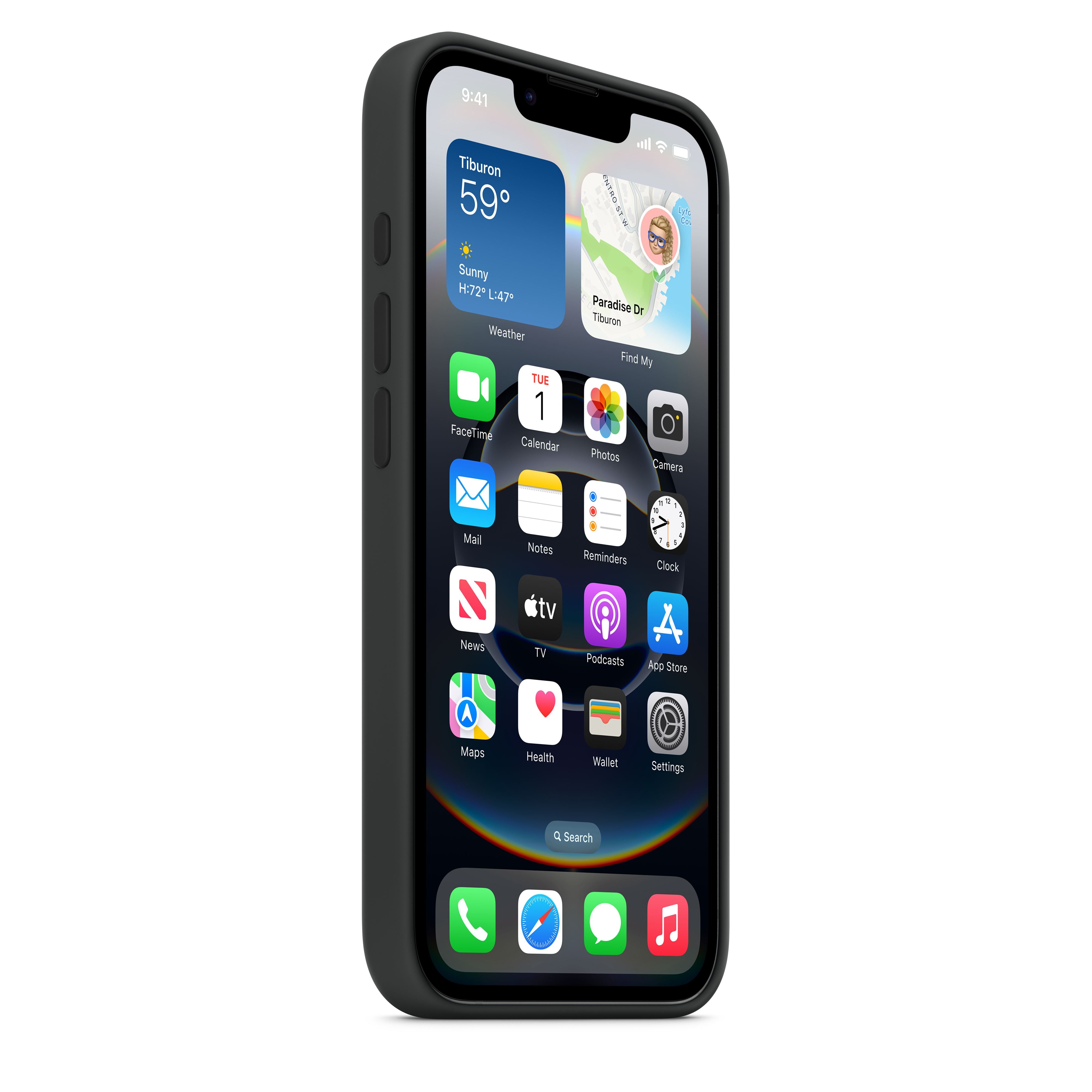 Premium Silicone Case for iPhone 16e - Slim Fit Shockproof Cover, Black | Perfect for Daily Protection, Gym & Outdoor Activities
