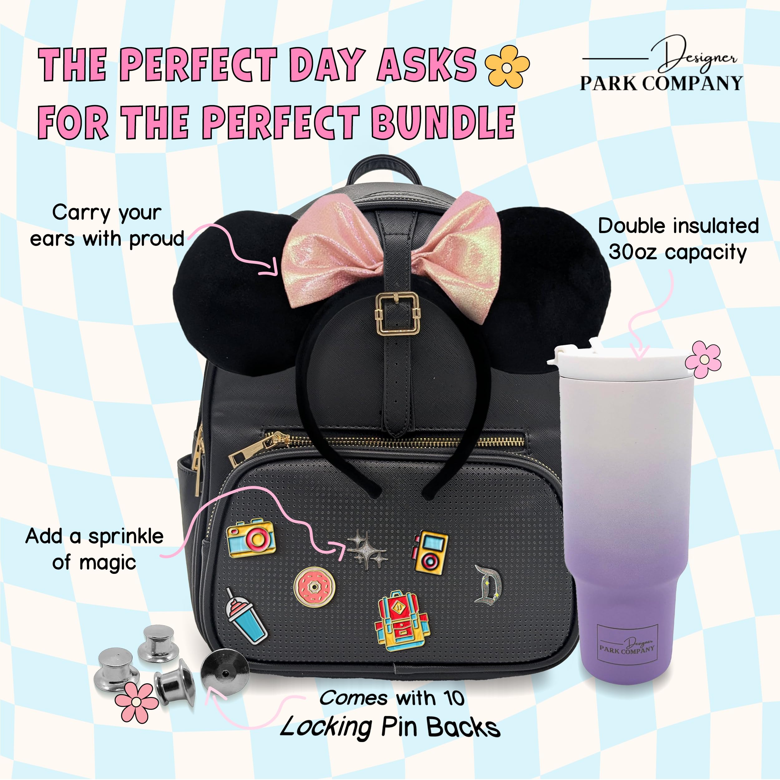 **Hydration Backpack with 30oz Insulated Tumbler - Waterproof Women's Laptop Daypack for Hiking, Travel, Work & Camping - Lightweight & Comfortable for On-The-Go (Black Raven) - Perfect for Outdoor Adventures, Commuting & Daily Use**