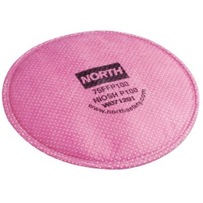 P100 Pancake Series Filters - NIOSH Approved for Ozone, Nuisance Odors & Particles - Ideal for Painting, Woodworking & Industrial Safety