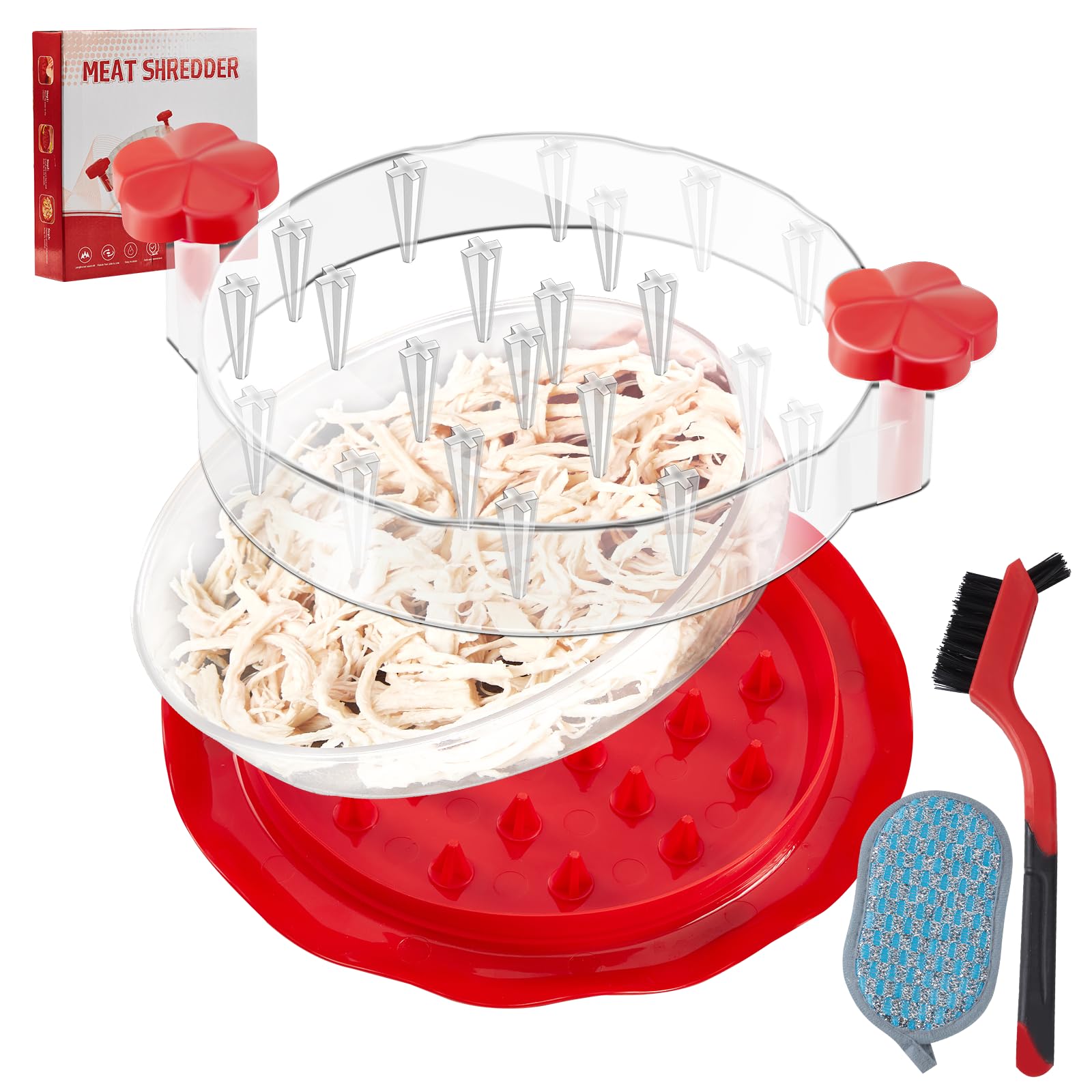 Chicken Shredder Tool - Ergonomic Handle, Dishwasher Safe for Easy Cooking