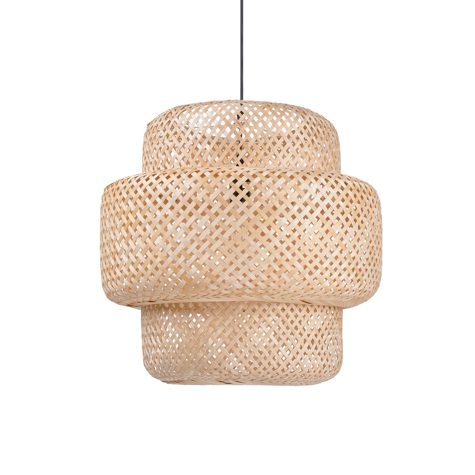 Arturesthome Handwoven Bamboo Pendant Light - 12