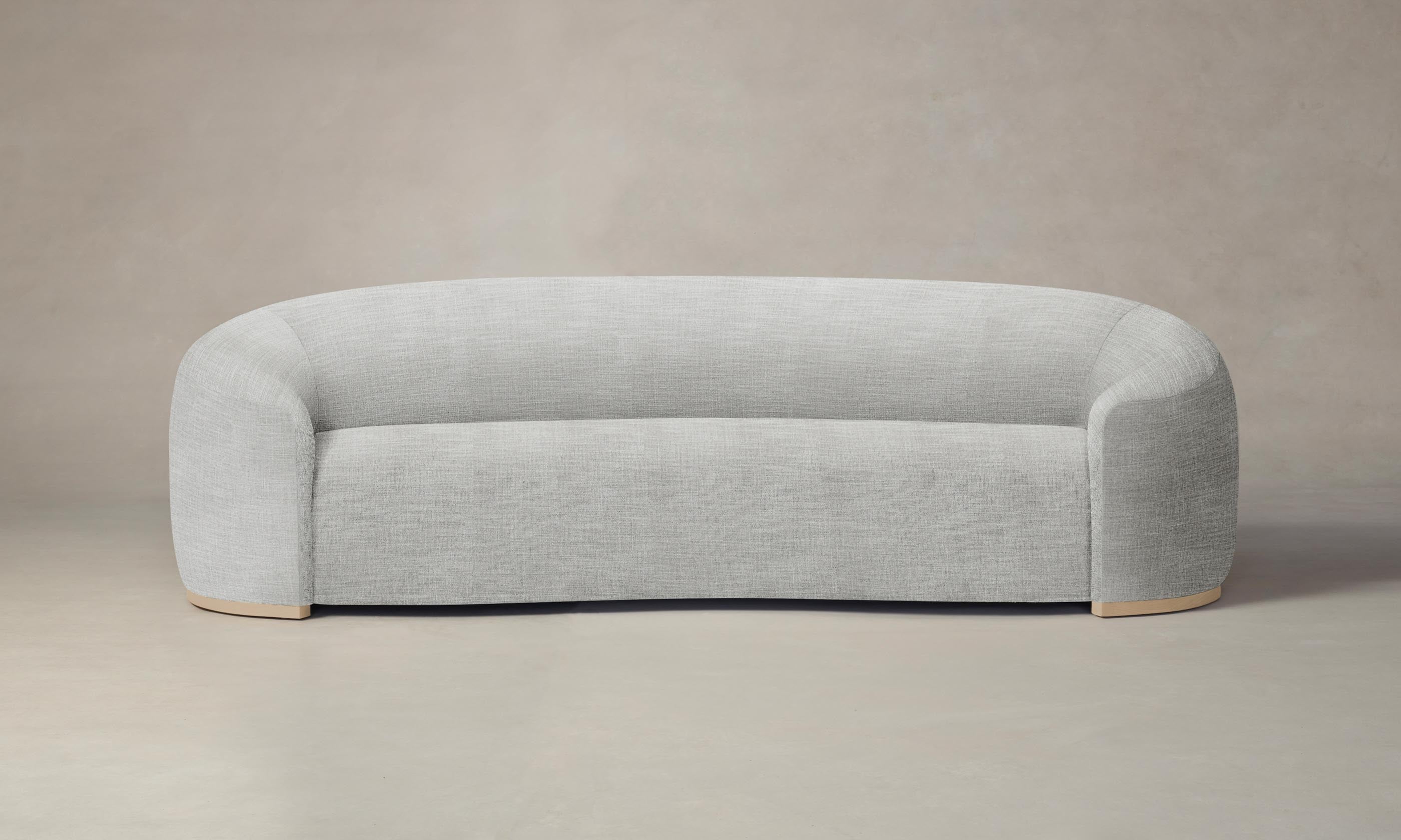 The Chelsea Sofa - Premium Performance Textured Tweed Dove Fabric - Perfect for Living Room, Lounge & Home Theater Seating