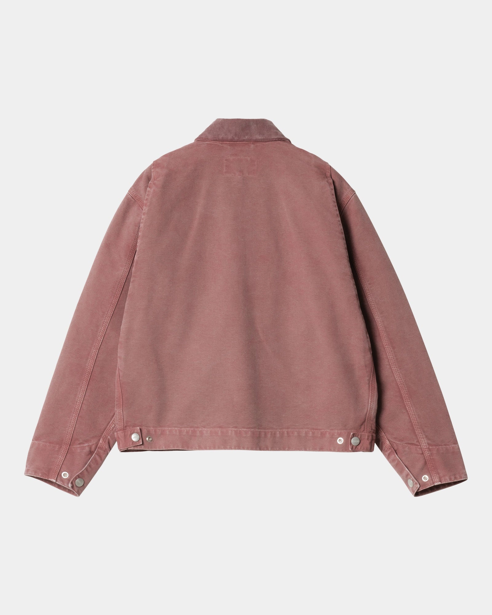 Women's OG Detroit Jacket - Dusky Pink Stone Canvas Waterproof Windbreaker | Vintage Style Winter Coat for Outdoor Hiking & Urban Streetwear Fashion