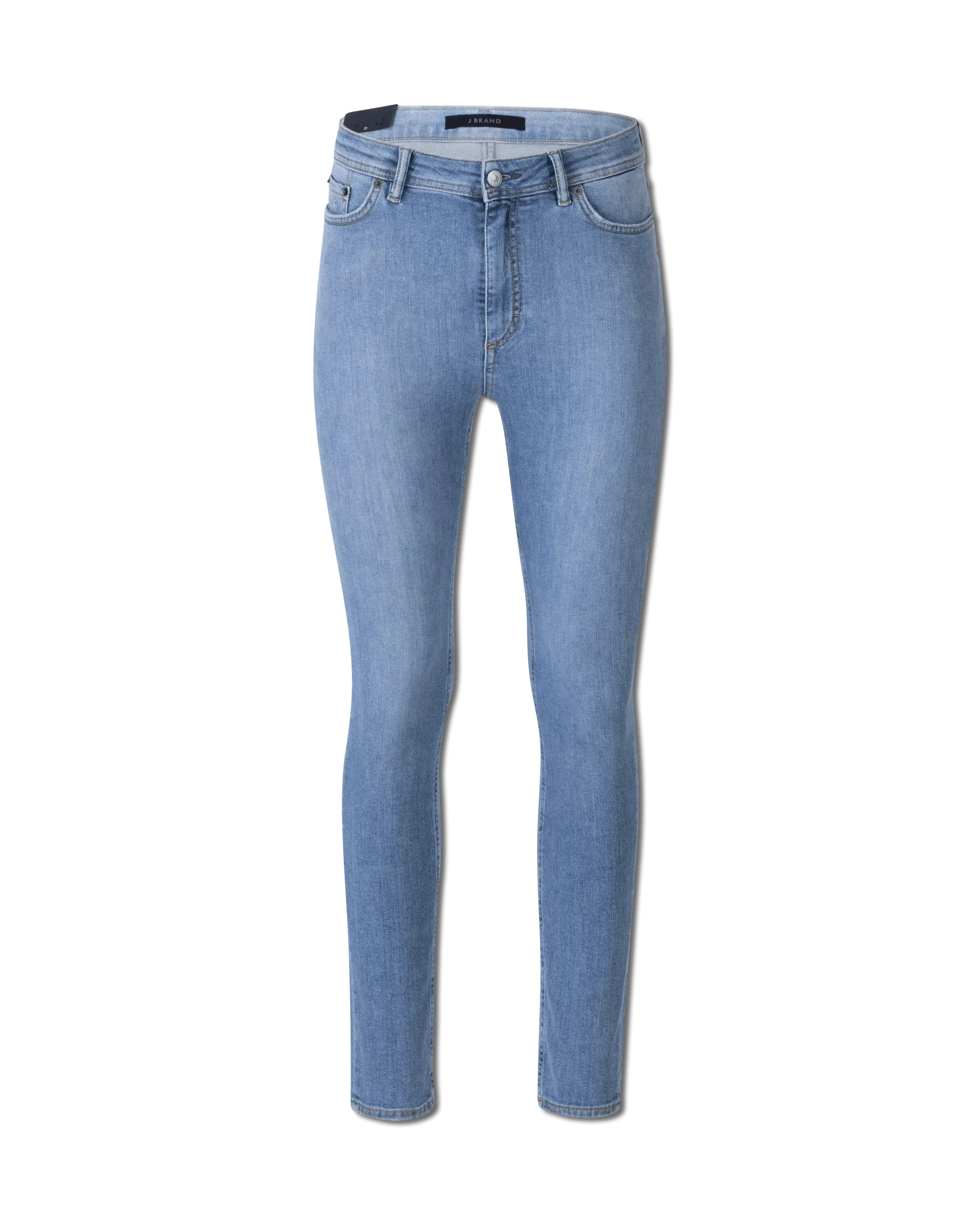 Stylish Five-Pocket Mid Rise Skinny Jeans for Women - Trendy Slim Fit Denim Pants for Casual Wear & Night Out