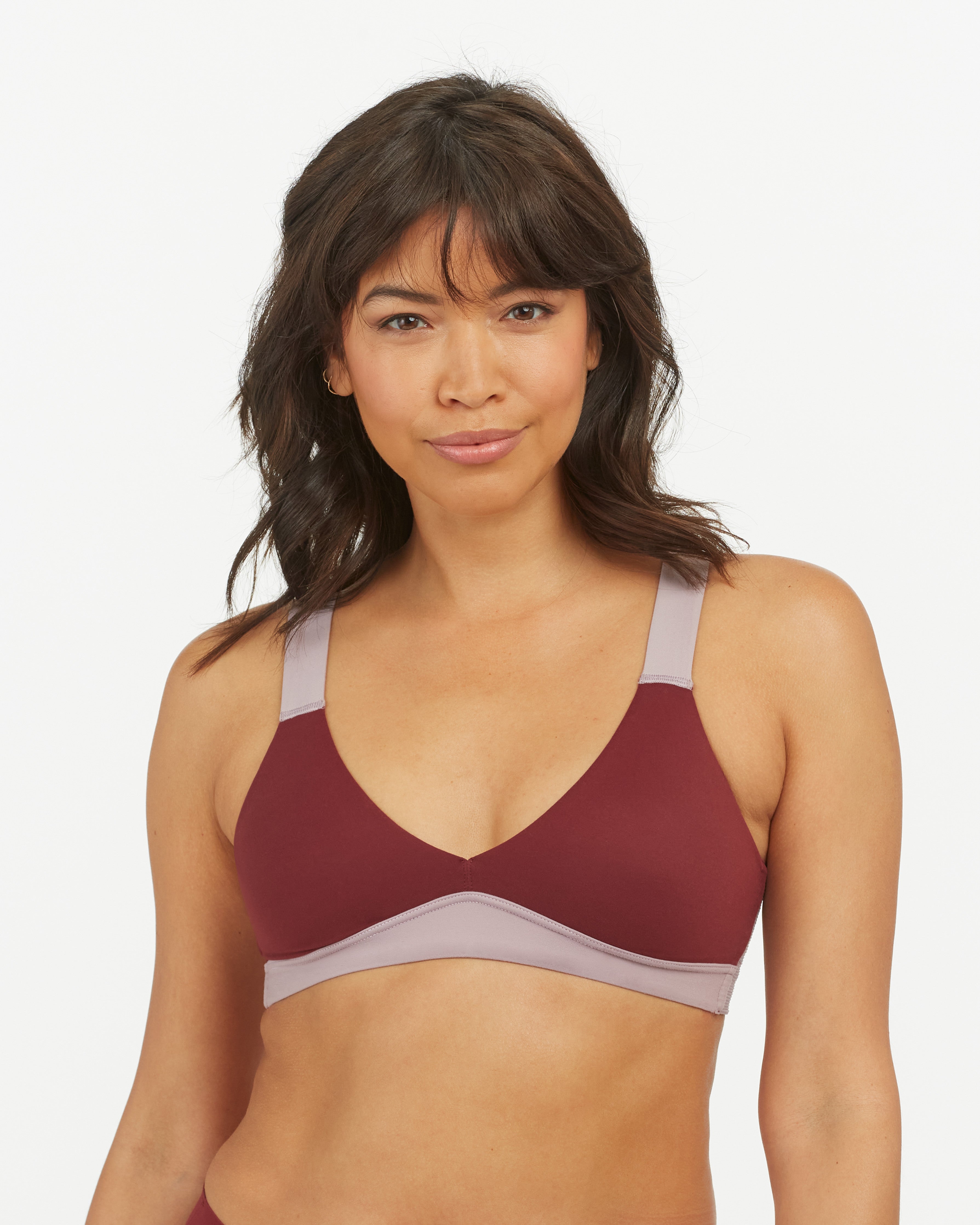 SPANX Smooth Comfort Unlined Bralette - Wireless Seamless Bra for Everyday Wear & Lounge - Perfect for Yoga, Work from Home & Relaxation