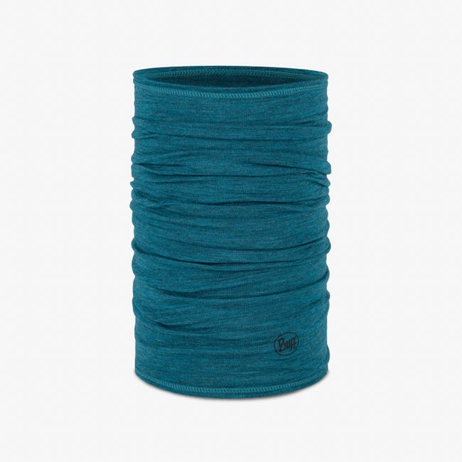 BUFF Merino Wool Lightweight Solid Teal T-Shirt for Men & Women - Perfect for Hiking, Travel & Outdoor Activities