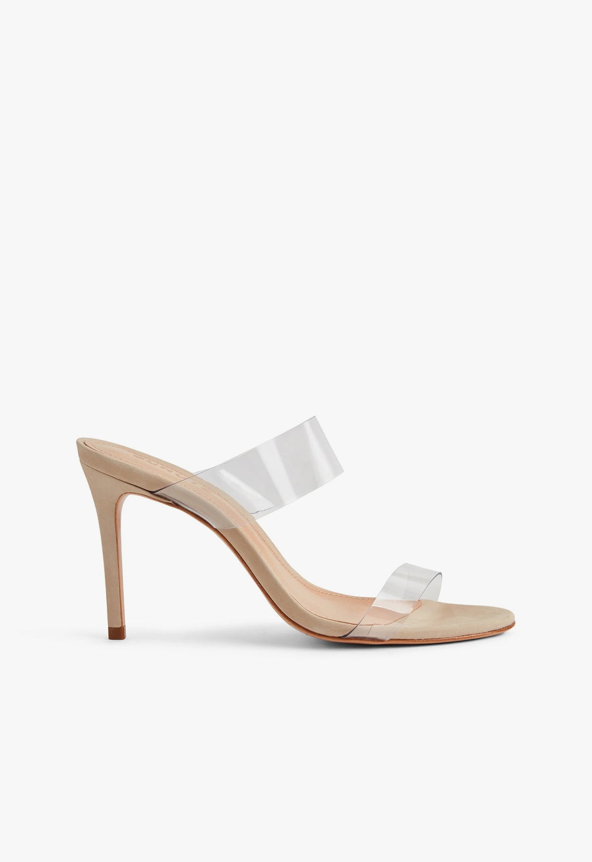 Ariella 099 Nude High Heel Sandals for Women - Comfortable Vinyl Strappy Heels for Party, Wedding & Evening Out
