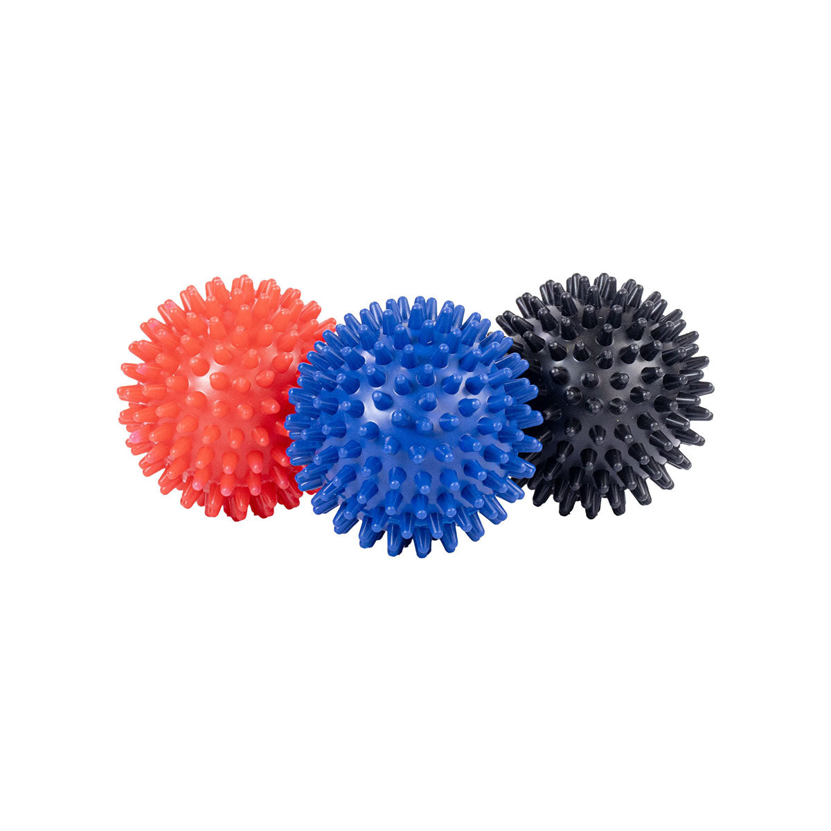 MAD Fitness Spikey Massage Ball Set - 3 Pack Deep Tissue Muscle Recovery Tools for Athletes, Yoga, and Pain Relief - Perfect for Post-Workout, Back Pain, and Trigger Point Therapy