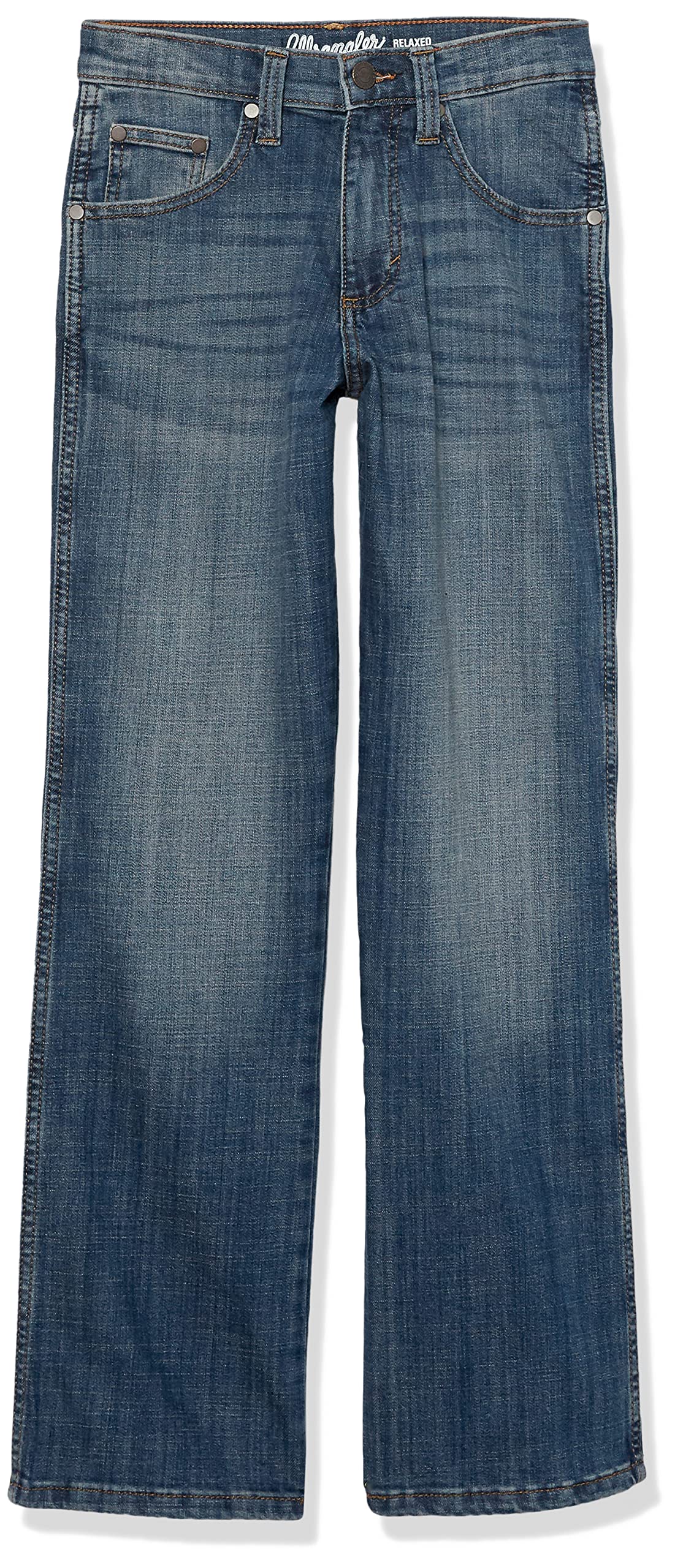 Wrangler Boys' Retro Relaxed Fit Boot Cut Jeans - Classic Denim Pants for Kids | Perfect for School, Play & Casual Outings