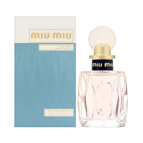 Miu Miu L'Eau Rosee 100ml Eau de Toilette for Women - Floral Perfume for Daytime & Romantic Occasions