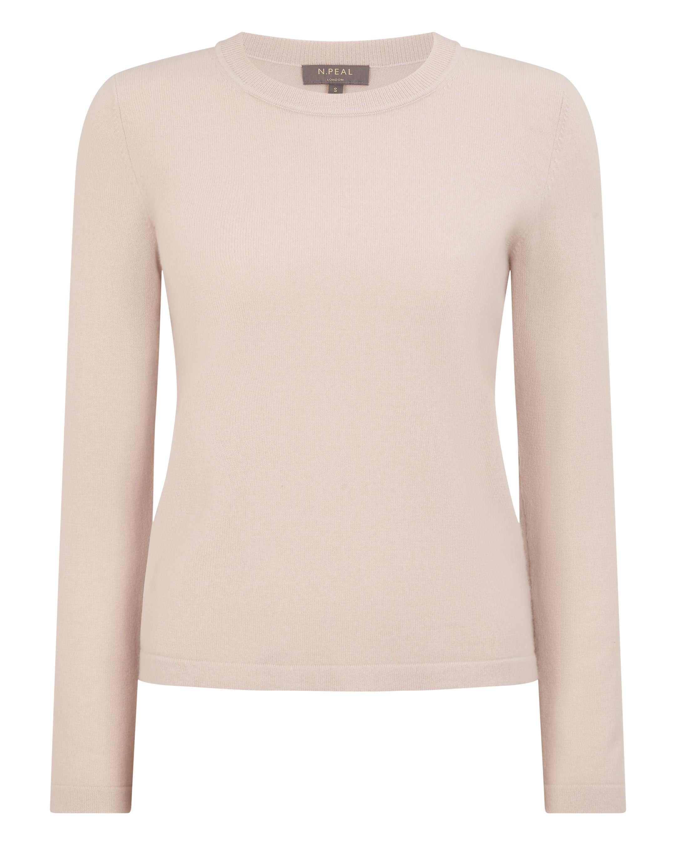 Luxury Women's Cashmere Sweater - Soft Round Neck Pullover in Dusk Pink | Perfect for Winter Fashion & Office Wear