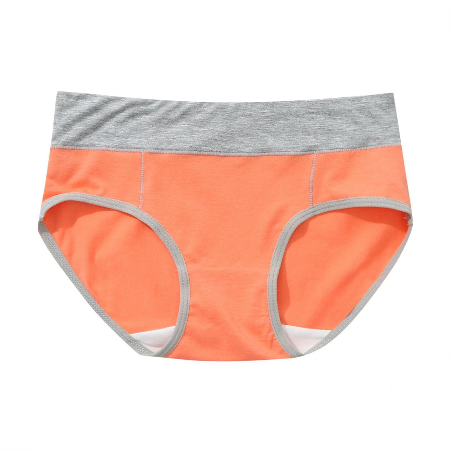5 Pack Women's High Waisted Cotton Underwear - Full Coverage Seamless Bikini Panties Multipack - Soft Breathable Everyday Wear for Work, Yoga & Lounge