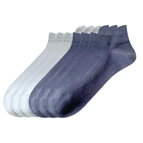6 Pairs Light Gray*3+night Blue*3