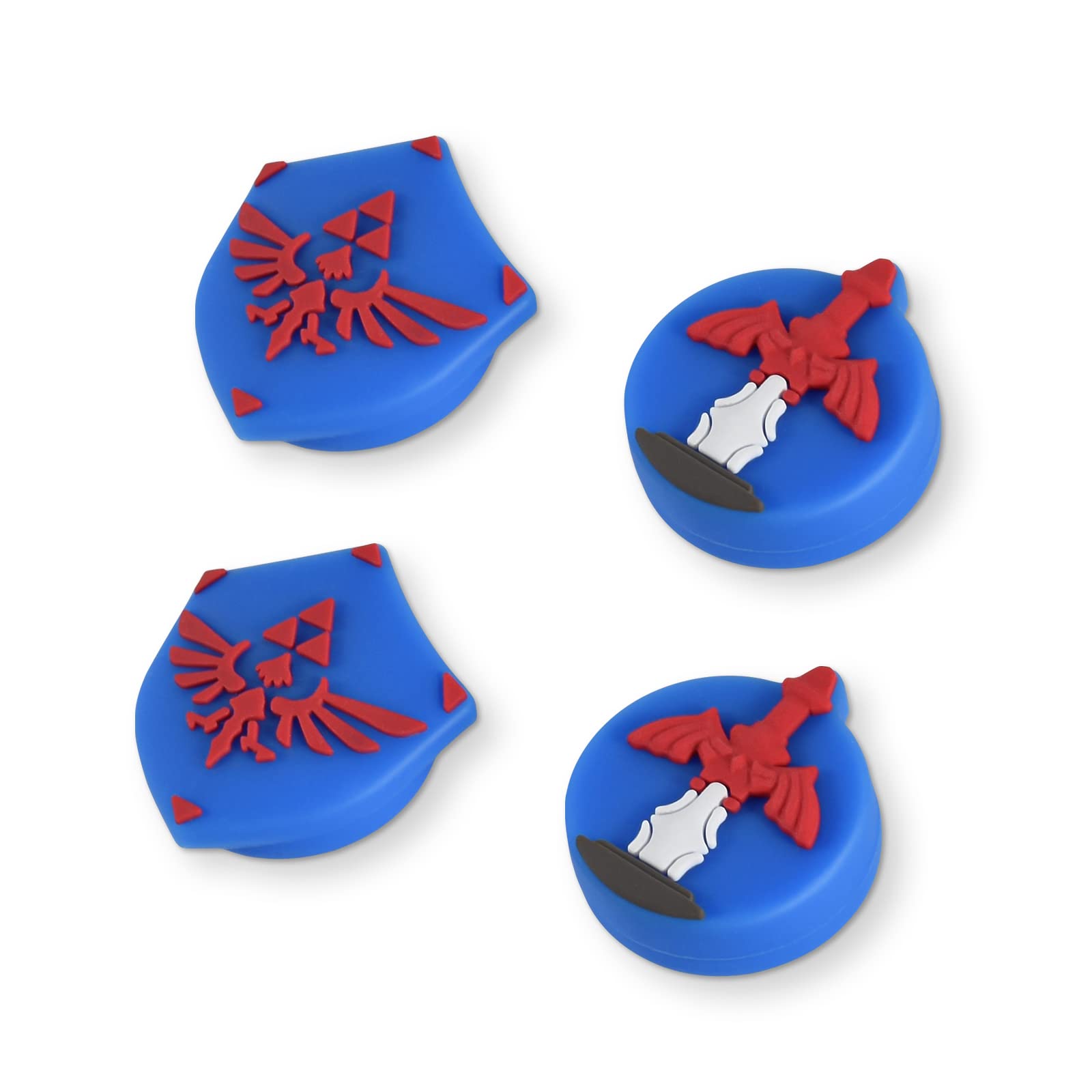 DLseego Thumb Grip Cover for Nintendo Switch/Switch Lite/OLED - Anti-Slip Silicone Joystick Cap Compatible with Joy-Con Controllers (Blue) | Ergonomic Design for Enhanced Gaming Comfort & Precision