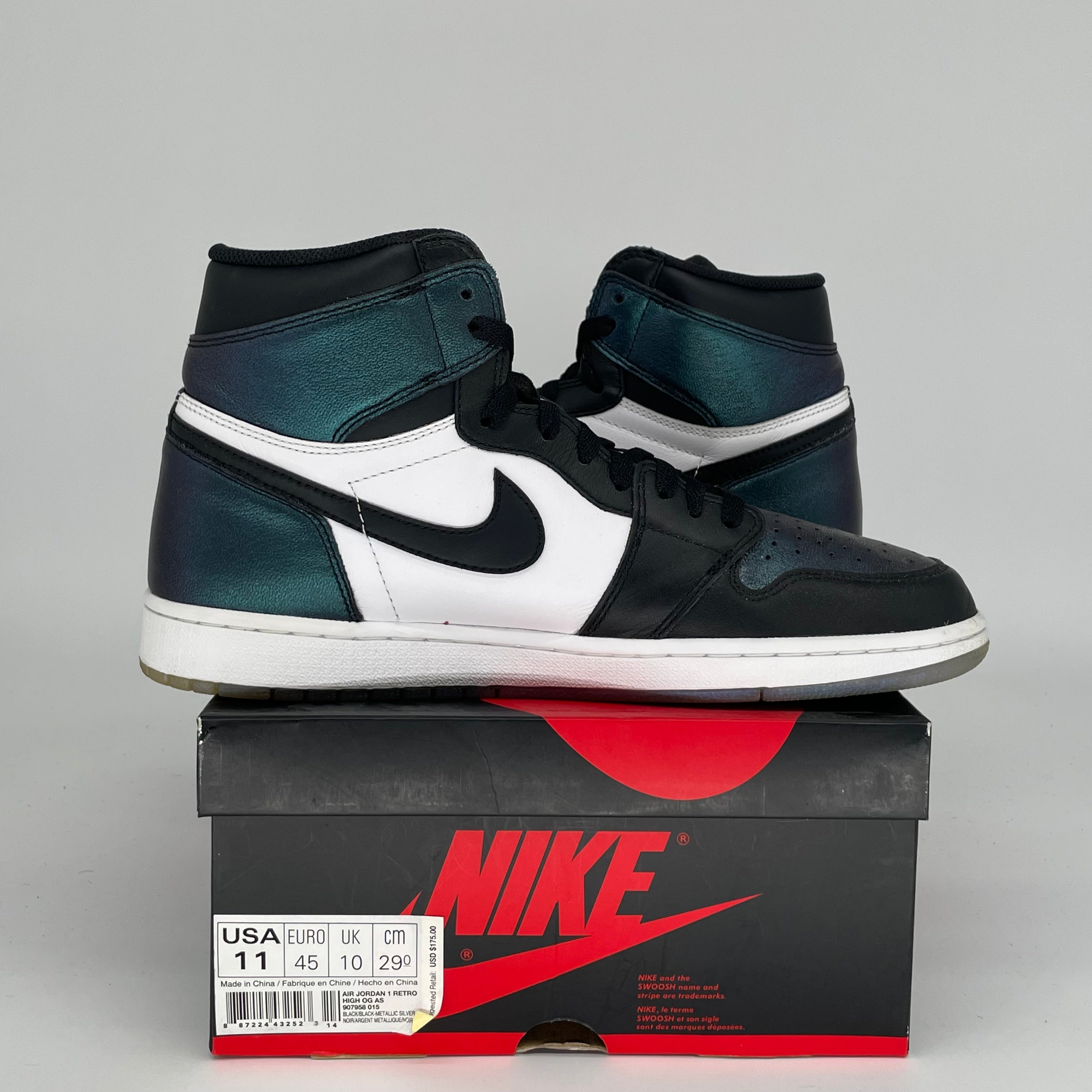 Air Jordan 1 All Star Basketball Shoes - Men's Size 11 (907958-015) - Retro High Tops for Sneaker Collectors & Streetwear Fashion