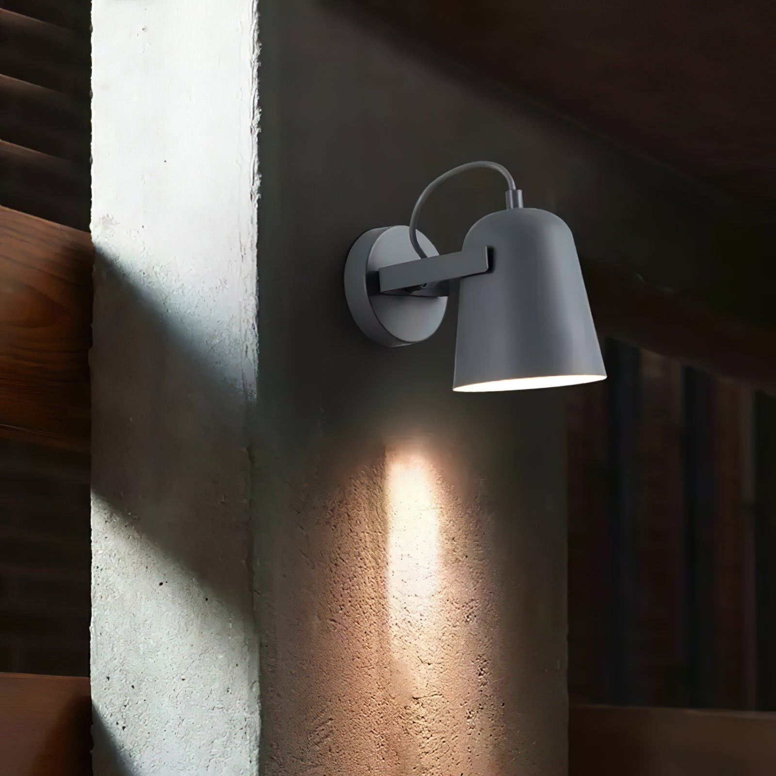 Rotatable Wall Lamp with Adjustable Bells - Modern LED Sconce Light for Bedroom, Living Room & Hallway Decor