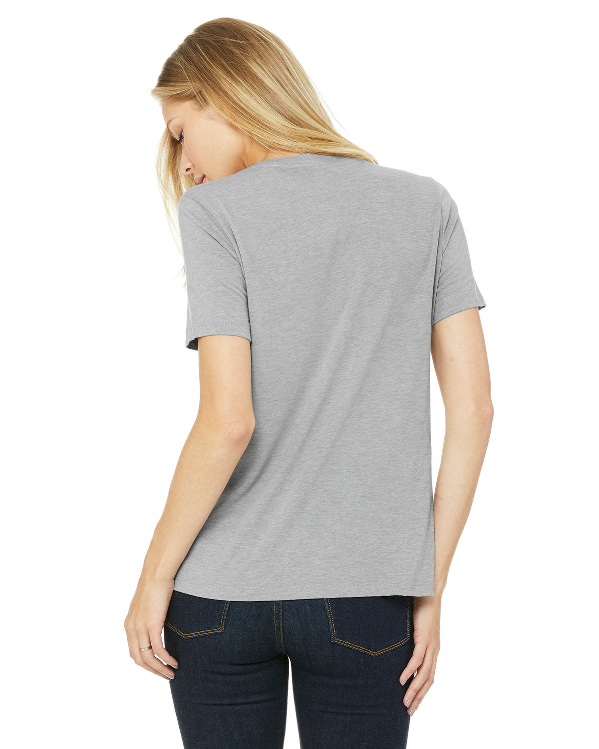 Bella + Canvas 6413 Women's Relaxed Fit Tri-Blend T-Shirt - Soft Comfortable Casual Tee for Everyday Wear, Lounge & Outings