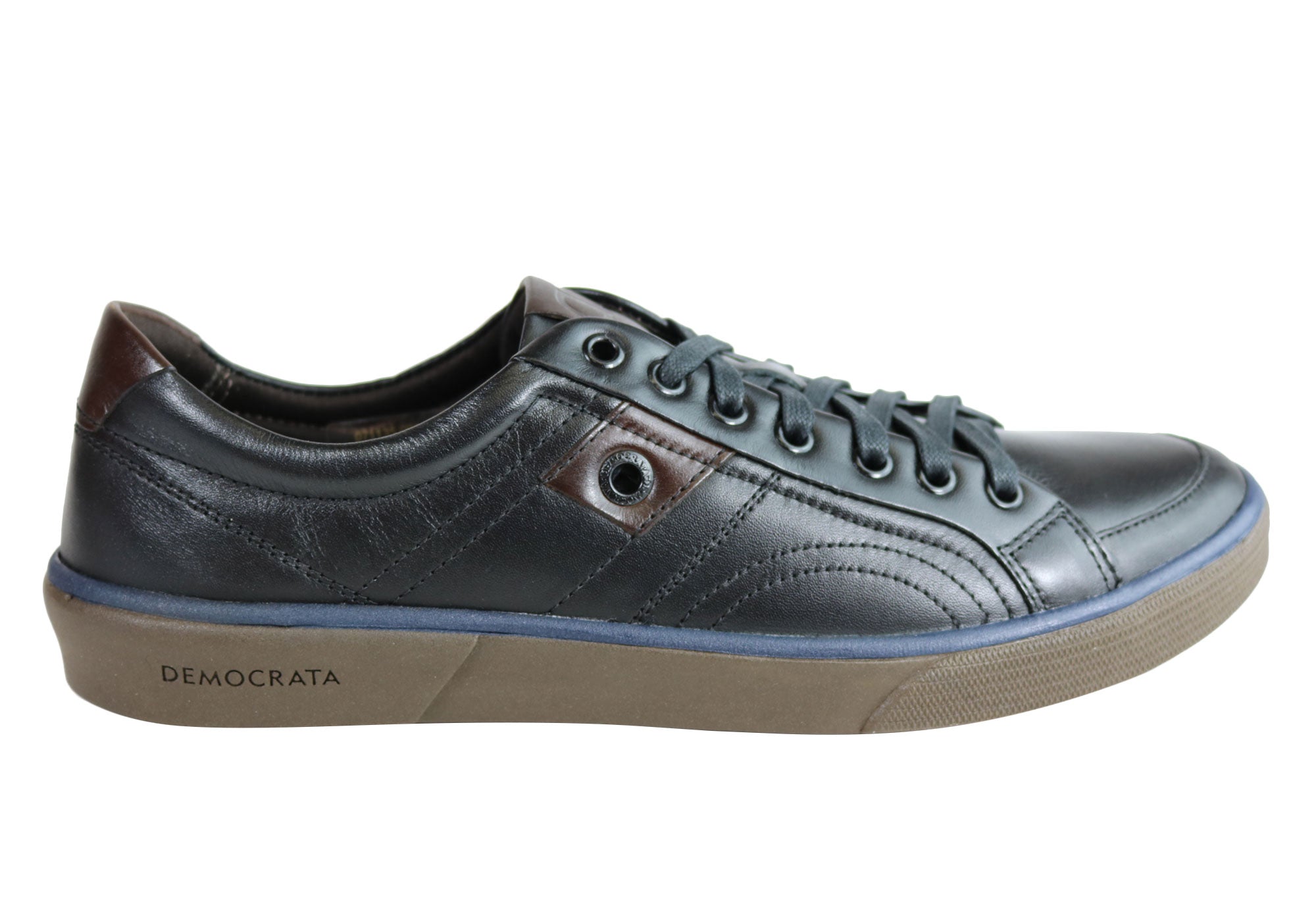 Democrata Voice Men's Leather Lace-Up Casual Shoes - Handcrafted in Brazil - Perfect for Work, Travel & Everyday Wear