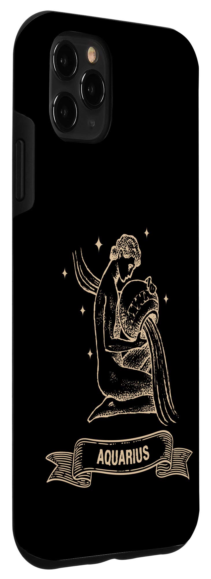 iPhone 11 Pro Max Case - Aquarius Zodiac Sign Constellation Design - Horoscope Gift for Men & Women - Perfect for Birthday, Anniversary & Astrology Lovers