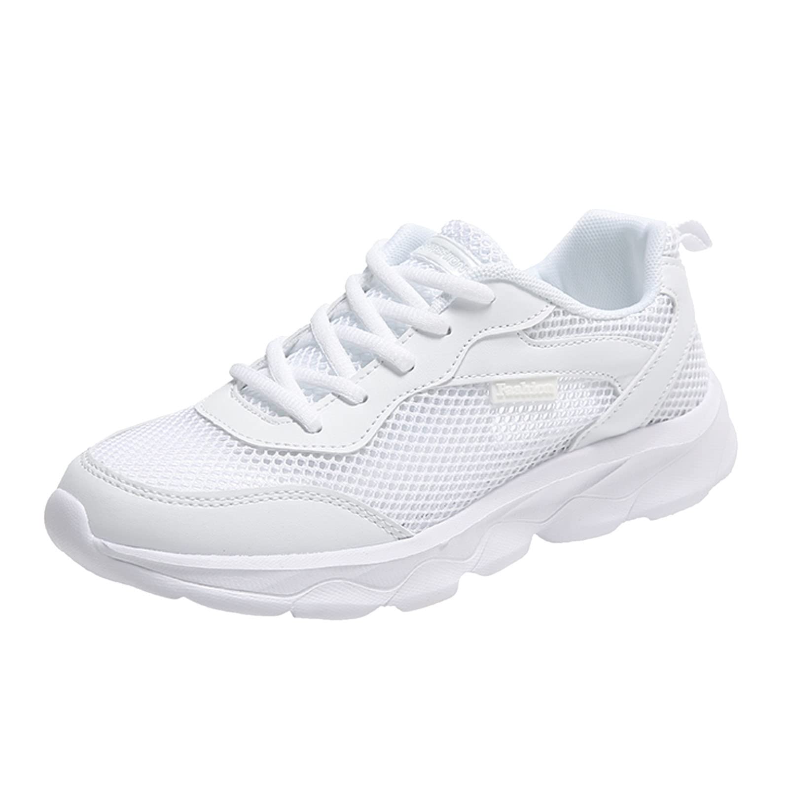 Women's Black Platform Trainers - Elegant Soft Running Shoes for Jogging, Workout & Trekking | Lightweight Waterproof Tennis Shoes for Casual Fashion & Outdoor Activities