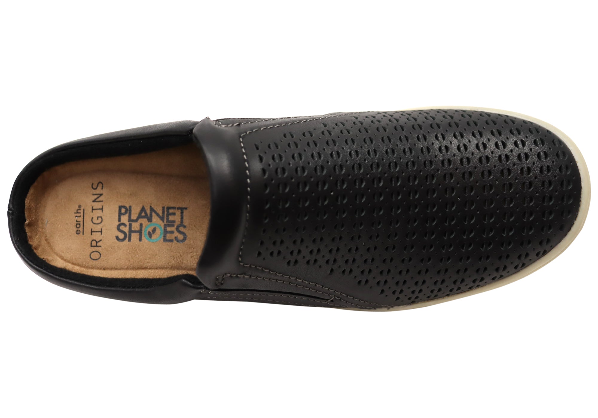 Planet Shoes Emilia Women's Leather Open Back Comfortable Mule Slides - Perfect for Casual Wear, Office & Summer Outfits