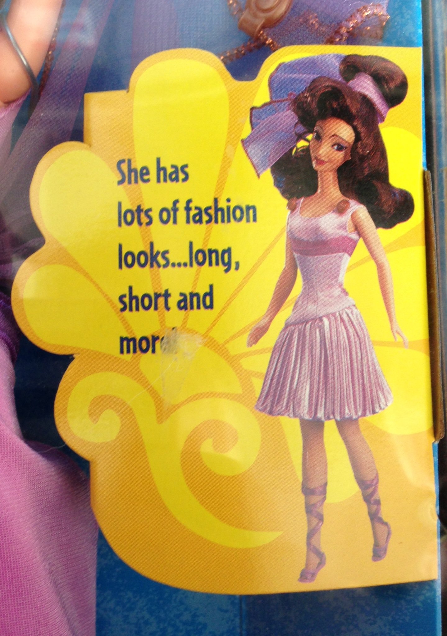 Barbie Hercules Megara Doll - Fashion Secrets for Kids Play