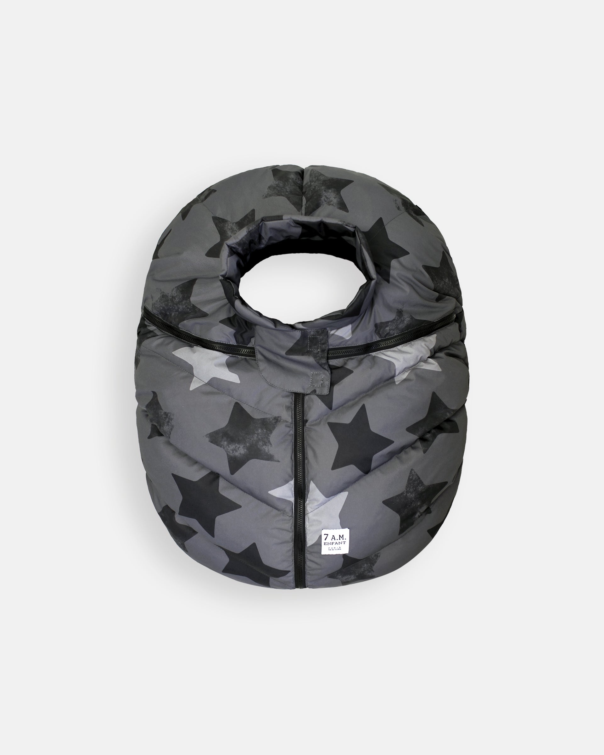 7AM Enfant Car Seat Cocoon - Soft & Warm Baby Car Seat Cover with Stylish Prints | Perfect for Winter Travel, Stroller & Infant Carrier Protection