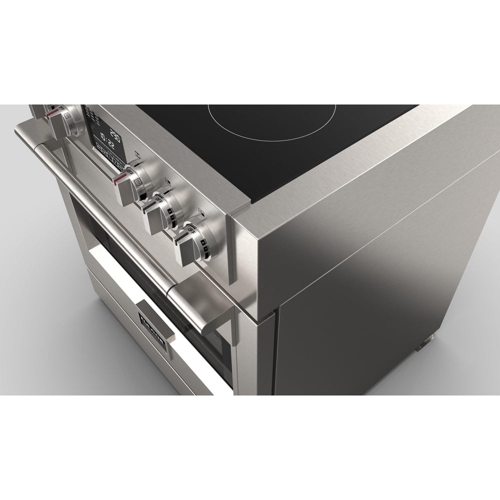 Fulgor Milano 30 Inch 600 Series Stainless Steel All Electric Induction Range - F6PIR304S1 | Professional Kitchen Appliance for Home Chefs & Modern Cooking